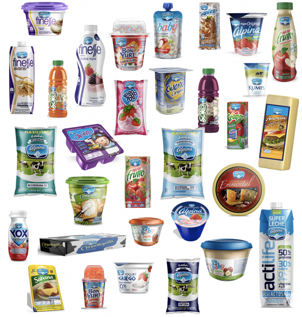 Centro de producción cavidad Anécdota Productos Alpina - Distribuciones JJ Restrepo - Distribuciones JJ Restrepo